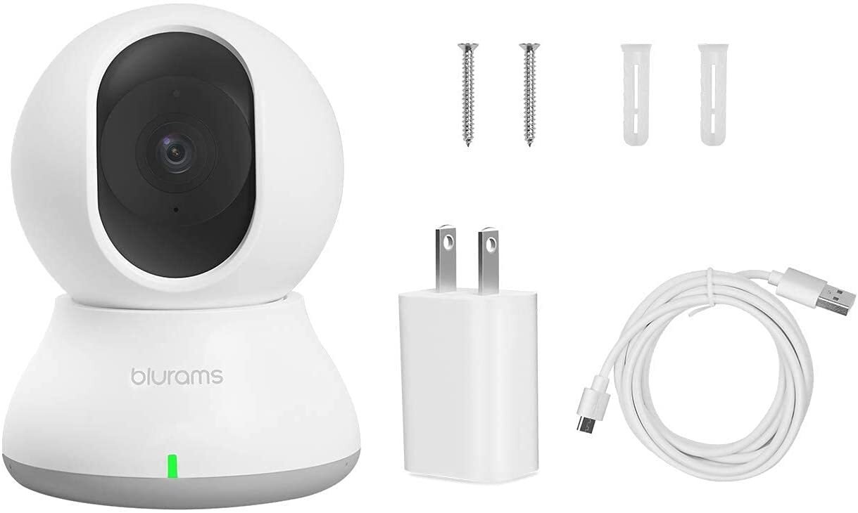 Camera Monitor Dog Camera 360-degree for Pet Indoor Baby Camera 2K Home Smart Motion Tracking 2-Way Audio Phone App IR Night Vision W