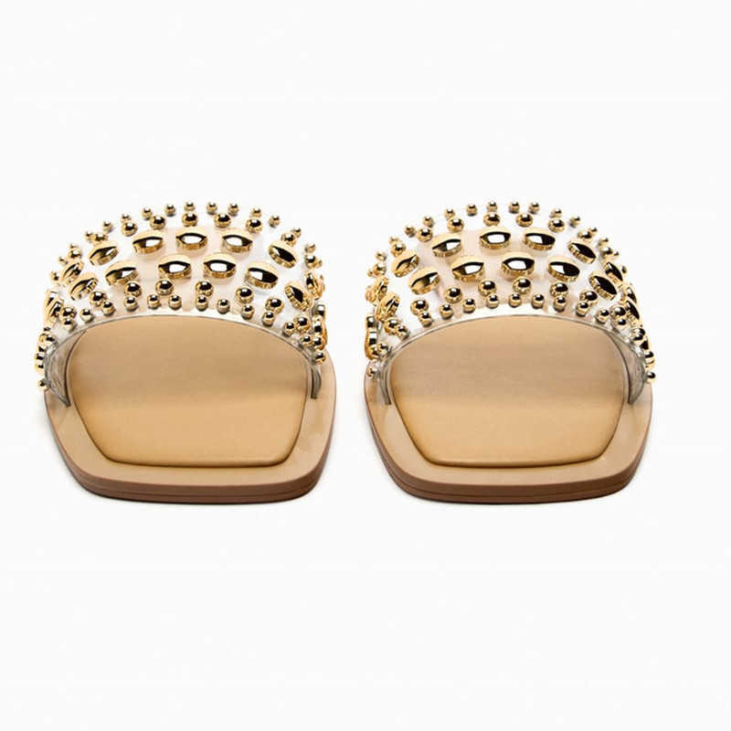 New Sandals Womens Summer Flats Slippers Fashion Transparent Female Squared Toes Slides Casual Beach Slipper Shoes 230406
New Sandals Womens Summer Flats Slippers Fashion Transparent Female Squared Toes Slides Casual Beach Slipper Shoes 230406