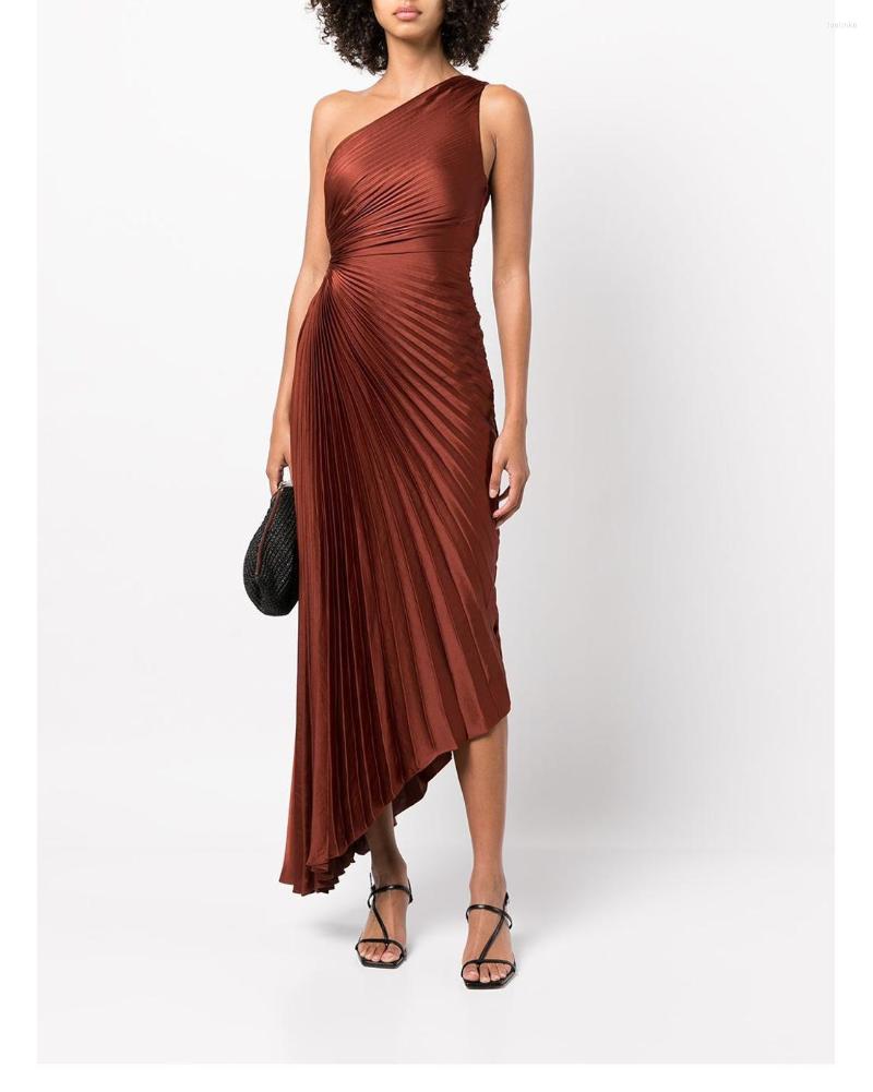 Casual Dresses With Label ALC Summer/Autumn Women Dress Polyester Asymmetry One-Shoulder Brown Hole Ankle-Length Vintage High Waist, Dark brown
Casual Dresses With Label ALC Summer/Autumn Women Dress Polyester Asymmetry One-Shoulder Brown Hole Ankle-Length Vintage High Waist, Dark brown