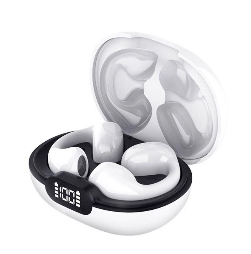 Wireless Earphone TWS Bluetooth headphone Clip-on type Earphone JR05 Tws Earbuds Microphone LED display high Quality Headphone Sport Earphone
