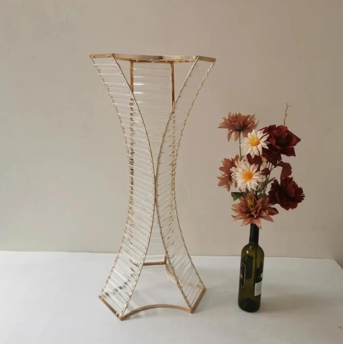 Acrylic Wedding Centerpiece Crystal Table Centerpieces 80 CM Pillar Road Leads Party Vase Diy Decoration