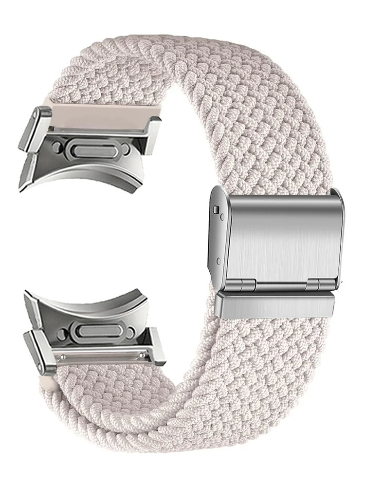 Watch Bands No GAPs Band Galaxy Watch 64classic5pro45mm 44mm 40mm 43mm 47mm 20mm nylon bracelet correa Galaxy watch 6 strap 231109