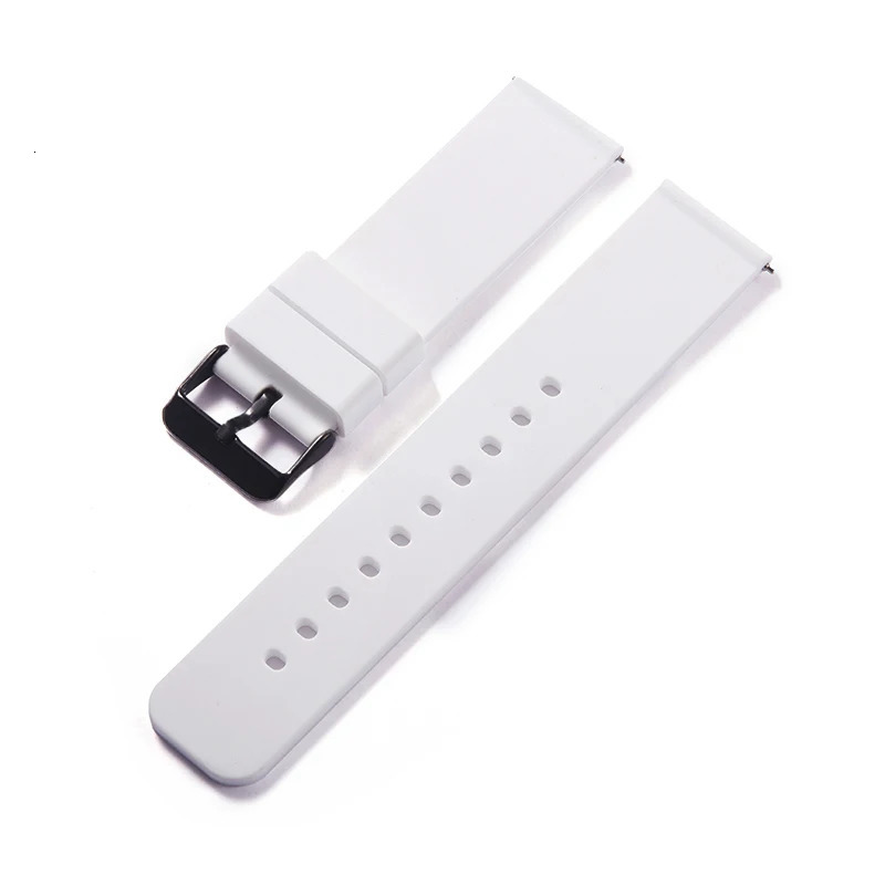 Watch Bands Silicone Strap Quick Release Watch Strap 1214161820mm 22mm 24mm Waterproof Soft Rubber Smart Watch Band Wrist Bracelet Belts 231109