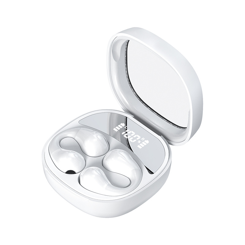 TWS Bluetooth headphone JR01 clip-on ears Headphones Tws Earbuds Built-in Microphone Wireless Earphone LED display high Quality Headphone Sport Earpho