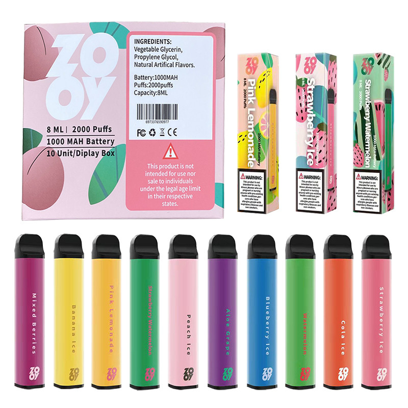 zooy XXL 2000 puff bars Device Disposable Electronic Cigarettes Vape Pen 800mAh Battery 20mg 50mg Pods Prefilled Vapors Kit Delivery Duty Paid 24 Flavors
zooy XXL 2000 puff bars Device Disposable Electronic Cigarettes Vape Pen 800mAh Battery 20mg 50mg Pods Prefilled Vapors Kit Delivery Duty Paid 24 Flavors
