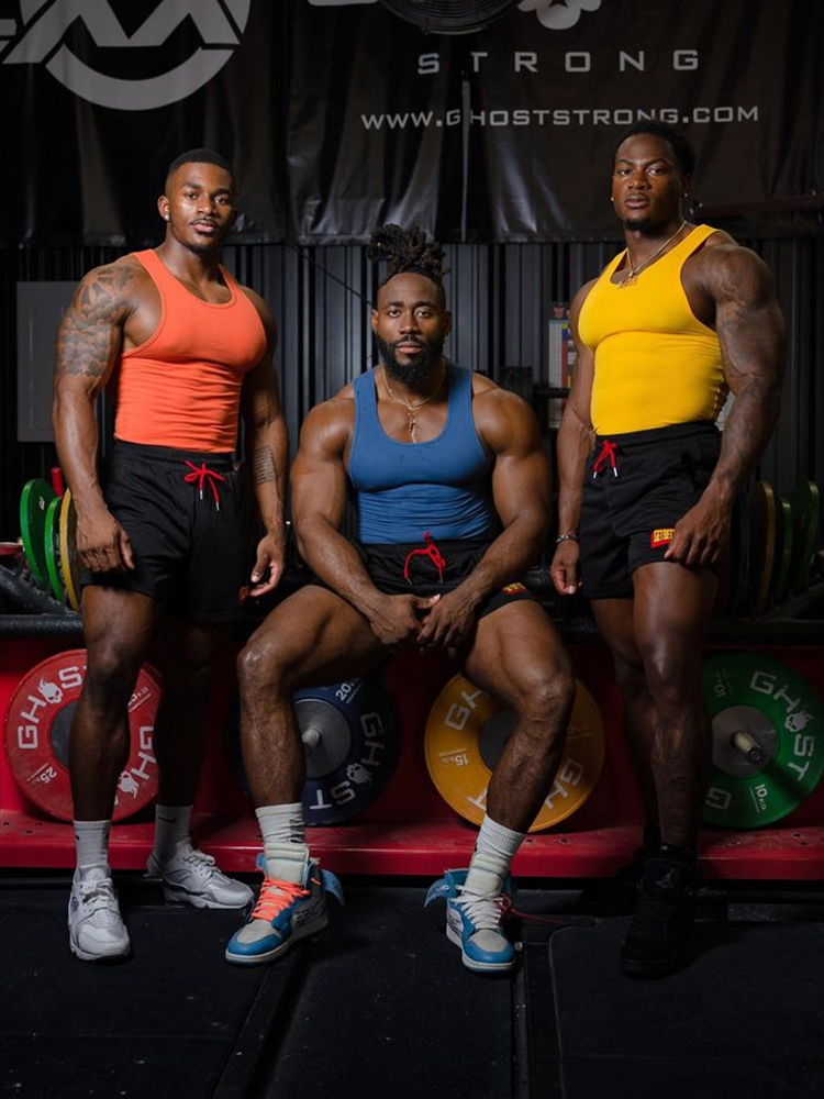 Men's Tank Tops The GBT Tank Top Men Gym Bodybuilding Basic Sleeveless Casual Sports Tops Get Better Today Men's Clothing 3 Pieces Set 23040