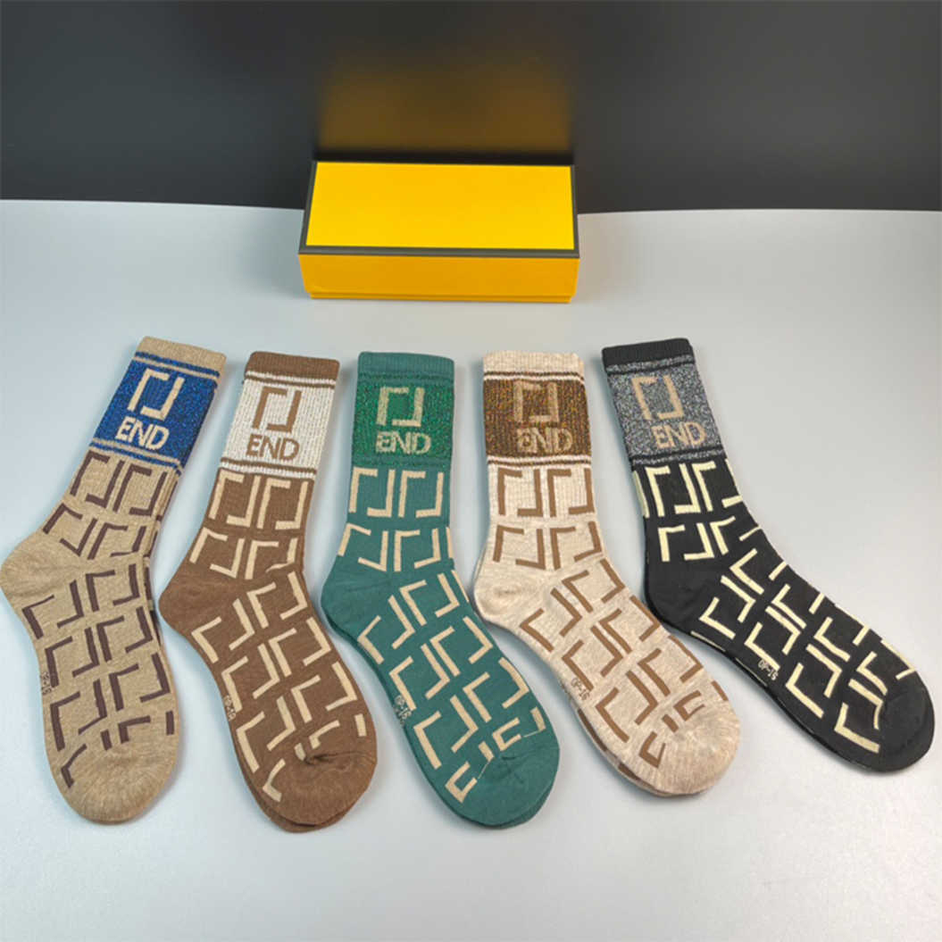 Designer Luxury Classic Ff for Womens Men Fendyity Cotton Sock Mens Designers Letter Stocking Socks Comfortable 5 Pairs Together High, White
Designer Luxury Classic Ff for Womens Men Fendyity Cotton Sock Mens Designers Letter Stocking Socks Comfortable 5 Pairs Together High, White