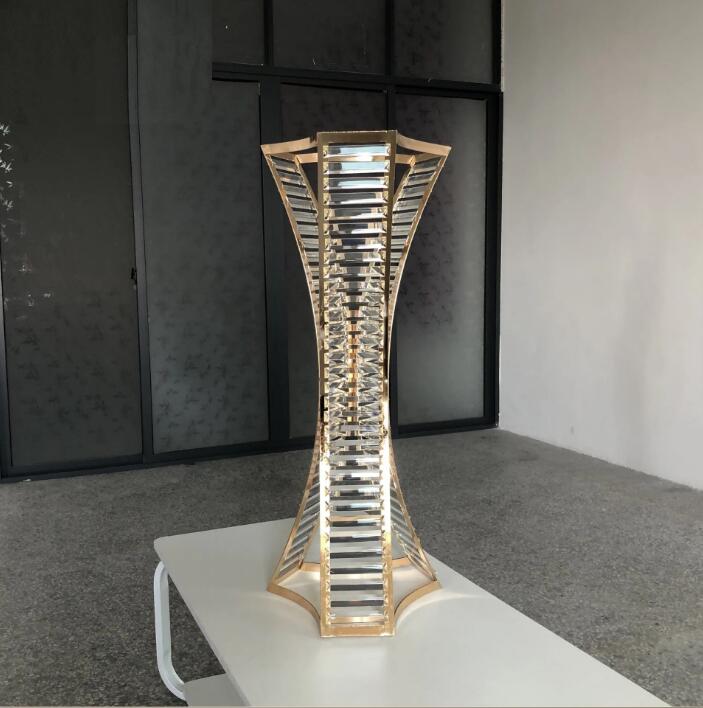 Acrylic Wedding Centerpiece Crystal Table Centerpieces 80 CM Pillar Road Leads Party Vase Diy Decoration