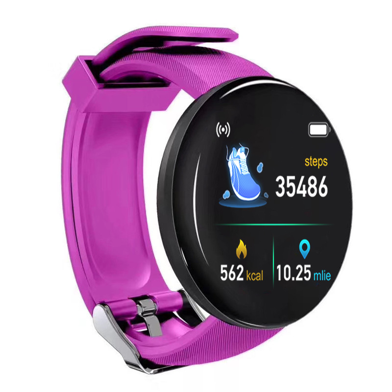 D18 Smart Men Blood Pressure Smartwatch Waterproof Women Heart Rate Monitor Fiess Tracker Watch Sport For Android IOS free shipping free shipping