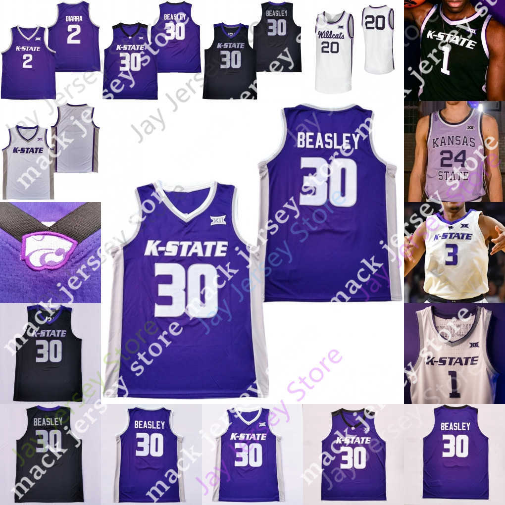 Kansas State Wildcats Basketball Jersey NCAA College Keyontae Johnson Markquis Nowell Nae'Qwan Tomlin Beasley Sills N'Guessan Carter Massoud Iyiola Greene, White 2019
Kansas State Wildcats Basketball Jersey NCAA College Keyontae Johnson Markquis Nowell Nae'Qwan Tomlin Beasley Sills N'Guessan Carter Massoud Iyiola Greene, White 2019