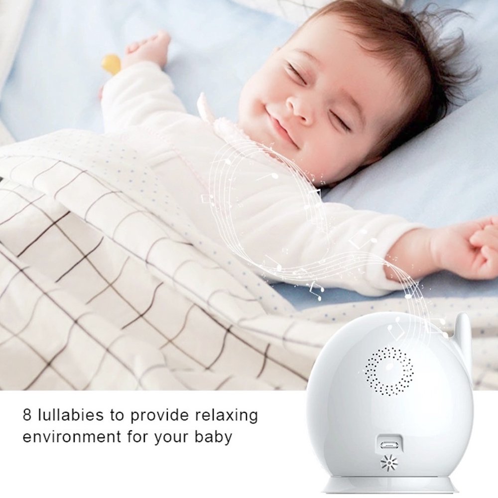 4.3-inch Video Baby Monitor with Camera and Audio Remote 2-Way Talk Infrared Night Vision 8 Lullabies