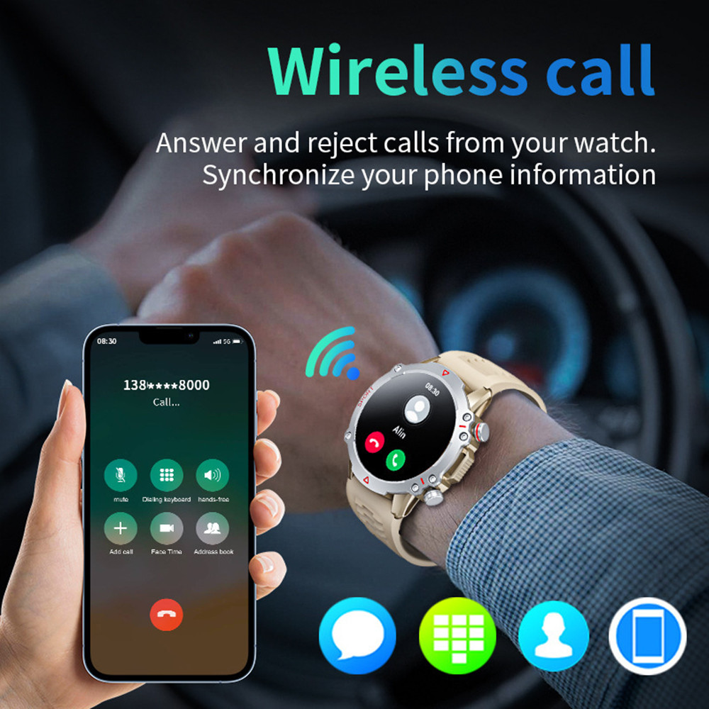 TF10 Pro Smart Watch Men 1.53inch Screen Bluetooth Calling IP67 Waterproof Heart Rate Blood Oxygen Sport Fiess Tracker for Android iOS free shipping