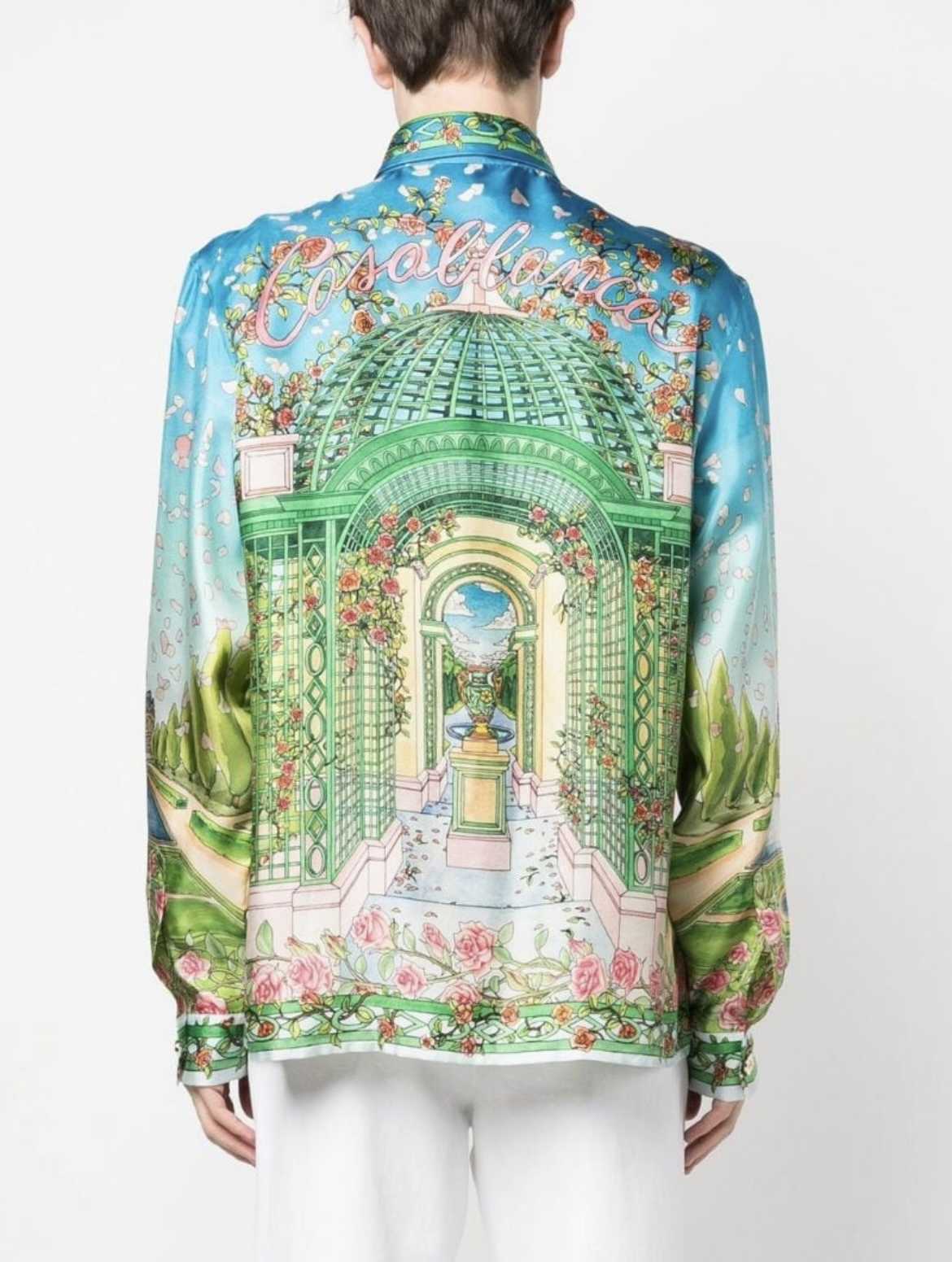 Casablanca 23ss Swimming Pool Silk Shirts White Swan Unisex Loose and Versatile Short-sleeved Shirt Trend Casablanc, As shown in figure
Casablanca 23ss Swimming Pool Silk Shirts White Swan Unisex Loose and Versatile Short-sleeved Shirt Trend Casablanc, As shown in figure
