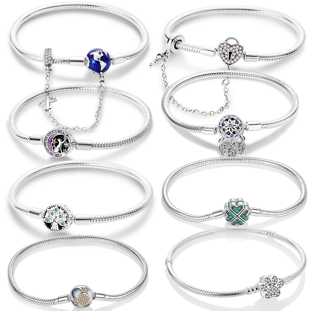 Authentic fit pandora bracelet charms bead Pendant Diy Love lock Snake Chain Cat Claw Bracelet
Authentic fit pandora bracelet charms bead Pendant Diy Love lock Snake Chain Cat Claw Bracelet