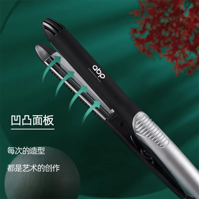 Curling Irons ABP arc splint U clip for men's short hair fluffy texture small concave and convex barber shop for curling rods u patt110v-240v 231