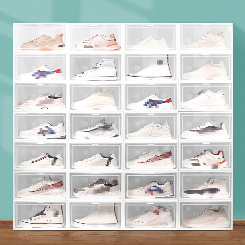 Multicolor Clear Shoe Box Foldable Storage Plastic Transparent Home Organizer Stackable Display Superimposed Combination Shoes Containers Cabinet Boxes JY0769, As picture
Multicolor Clear Shoe Box Foldable Storage Plastic Transparent Home Organizer Stackable Display Superimposed Combination Shoes Containers Cabinet Boxes JY0769, As picture