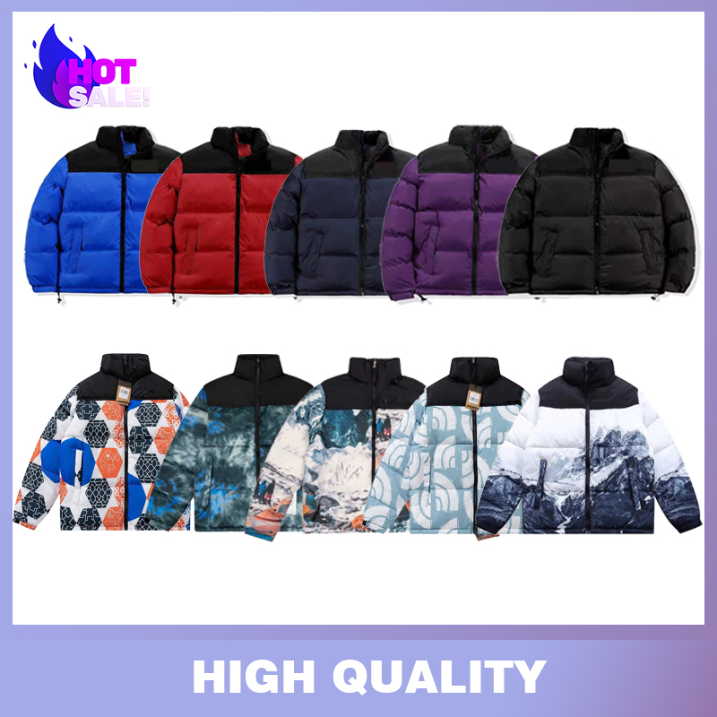 Designer Winter Coats North The Face Jacket Embroidery down Man Downs Women Jackets Lover Hoodie Clothing Cotton Clothes Fashion Warm Stand Collar Hooded Size S-XXL