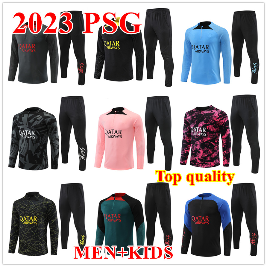 New 2023 PSGs MBAPPE Soccer jersey Tracksuit Top Quality 22/23 Half pull Classic style SERGIO RAMOS VERRATTI ICARDI DI MARIA men and kids football training seit, 16
New 2023 PSGs MBAPPE Soccer jersey Tracksuit Top Quality 22/23 Half pull Classic style SERGIO RAMOS VERRATTI ICARDI DI MARIA men and kids football training seit, 16