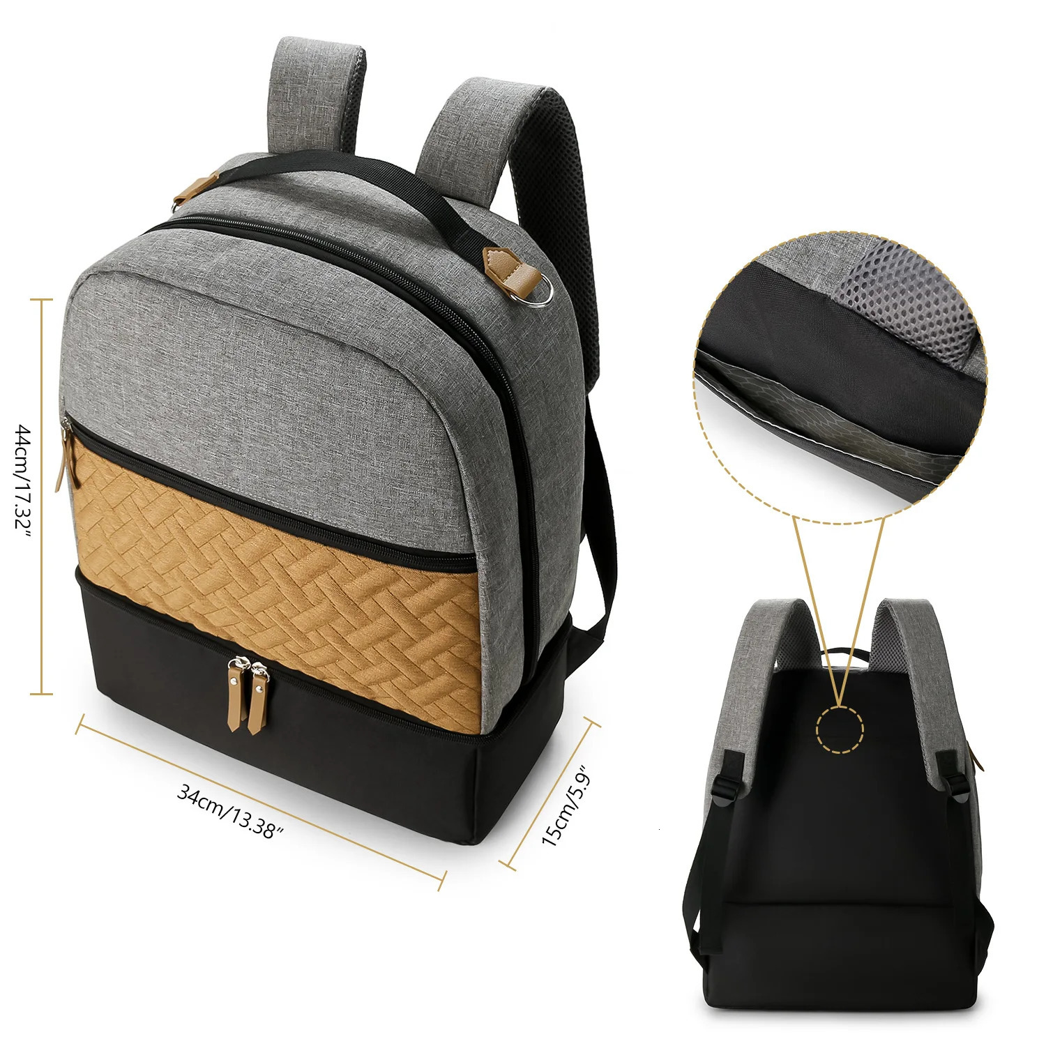 Diaper Bags Baby Bag Diaper Bag Backpack Baby Bottle Bag for Parents Stylish Baby Bag OrganizerSophisticated and Spacious Backpack 231108