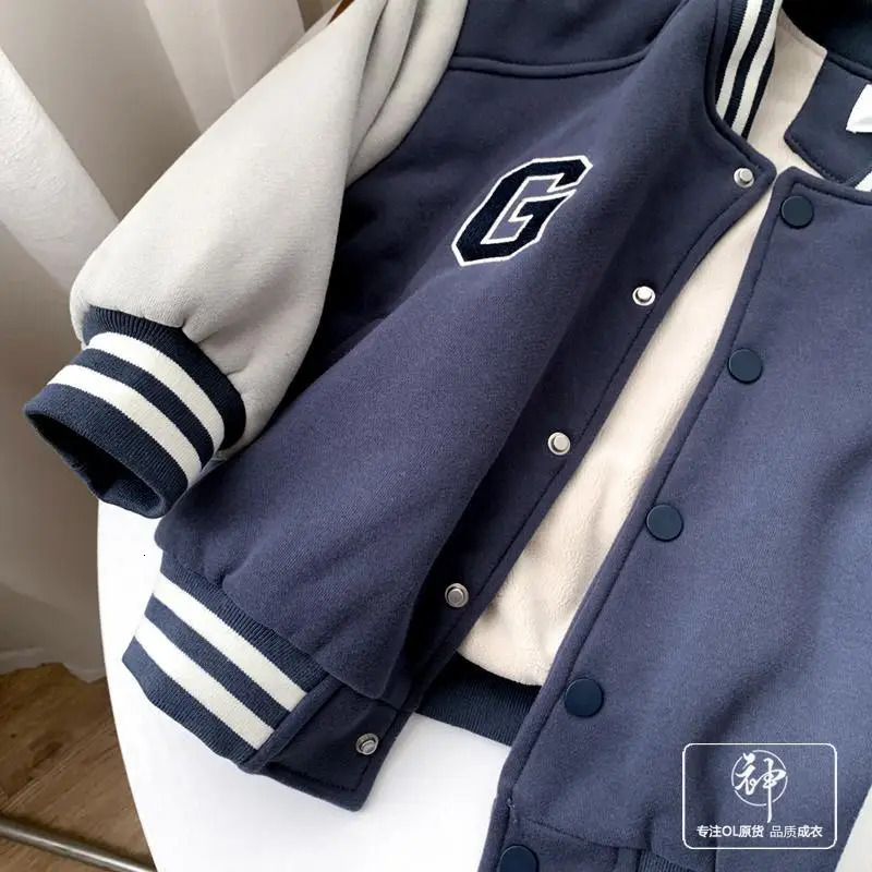 Jackets Cotton Jacket Children's Winter Jacket Baseball Suit Bomber Tiny Kids Clothes for Teen Quilted Coats Jackets Girl Boy Winter 231109