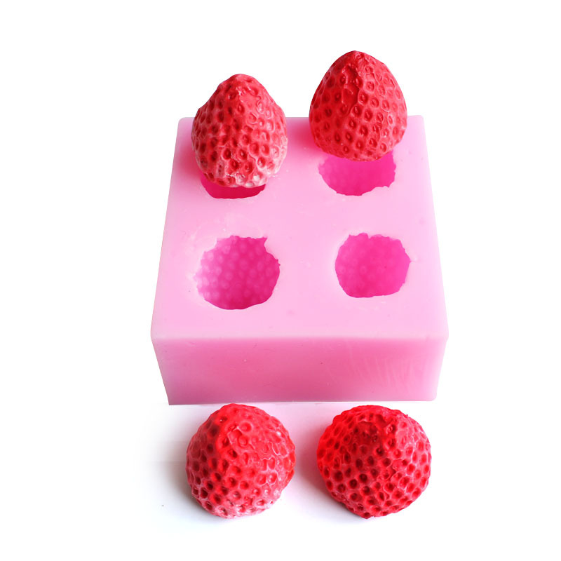 Silicone Strawberry Shape Cake Mold for Perfectly Shaped Cakes - Non-stick Baking Molds