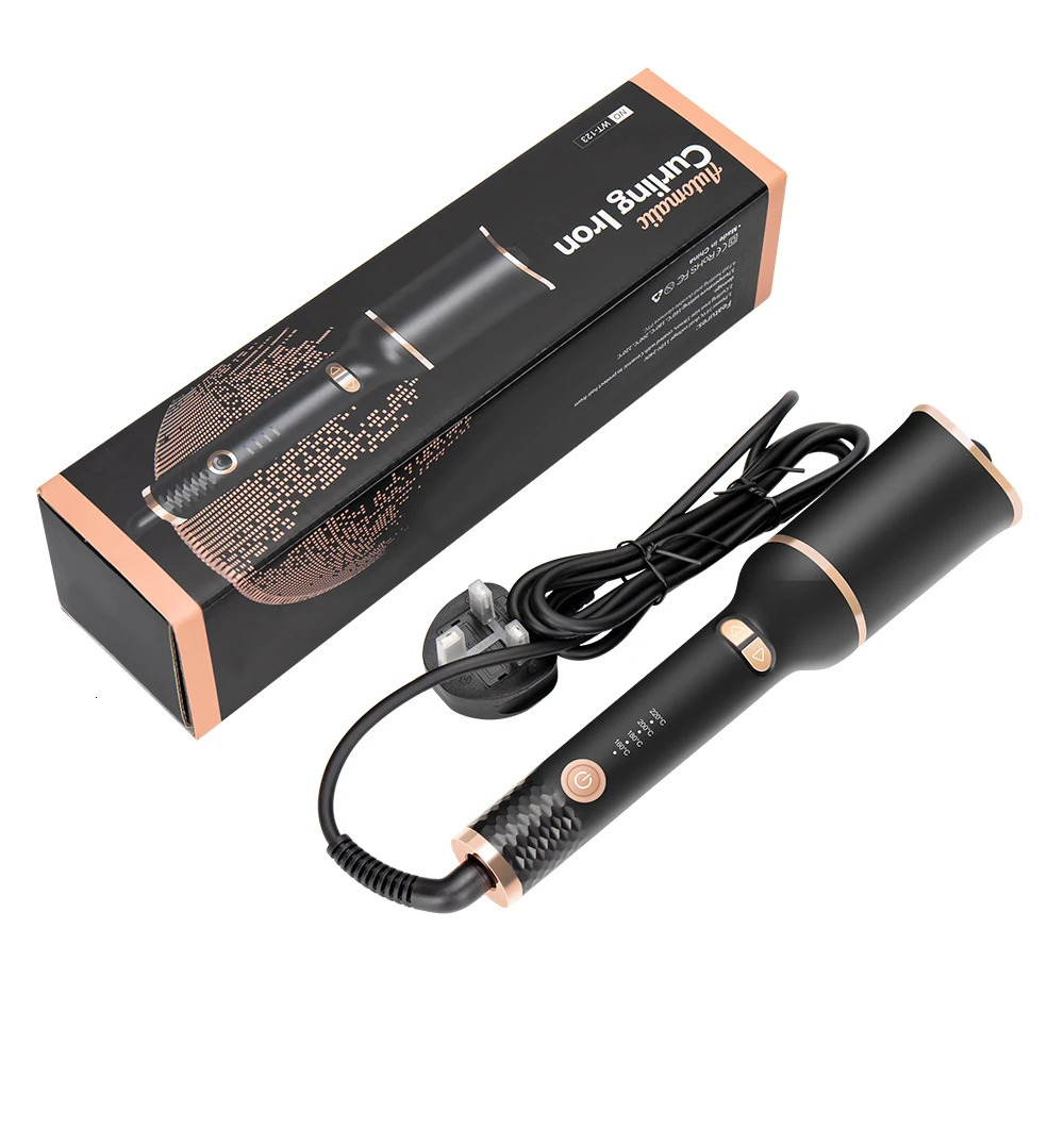 Curling Irons Auto Hair Curler Automatic Curling Iron Rotating Styling Tool Hair Iron Curling Wand Air Tourmaline Ceramic Heater Hair Waver 231109