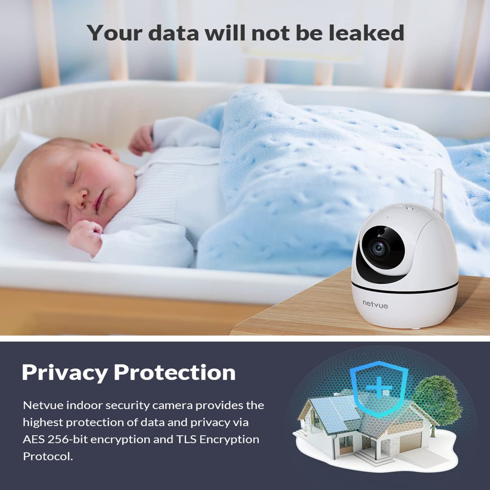 Wireless Home Smart Camera for Room WiFi 1080P Indoor Surveillance Camera Motion Detection Night Vision 2-Way Audio with Phone