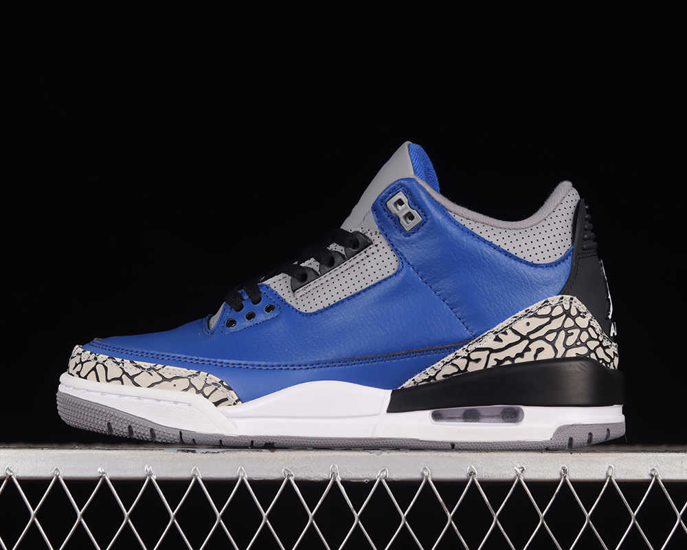 Jumpman 3 Varsity Royal Basketball Shoes 3s Varsity Royal-cement Grey Outdoor Sports Sneakers with Box, #1
Jumpman 3 Varsity Royal Basketball Shoes 3s Varsity Royal-cement Grey Outdoor Sports Sneakers with Box, #1