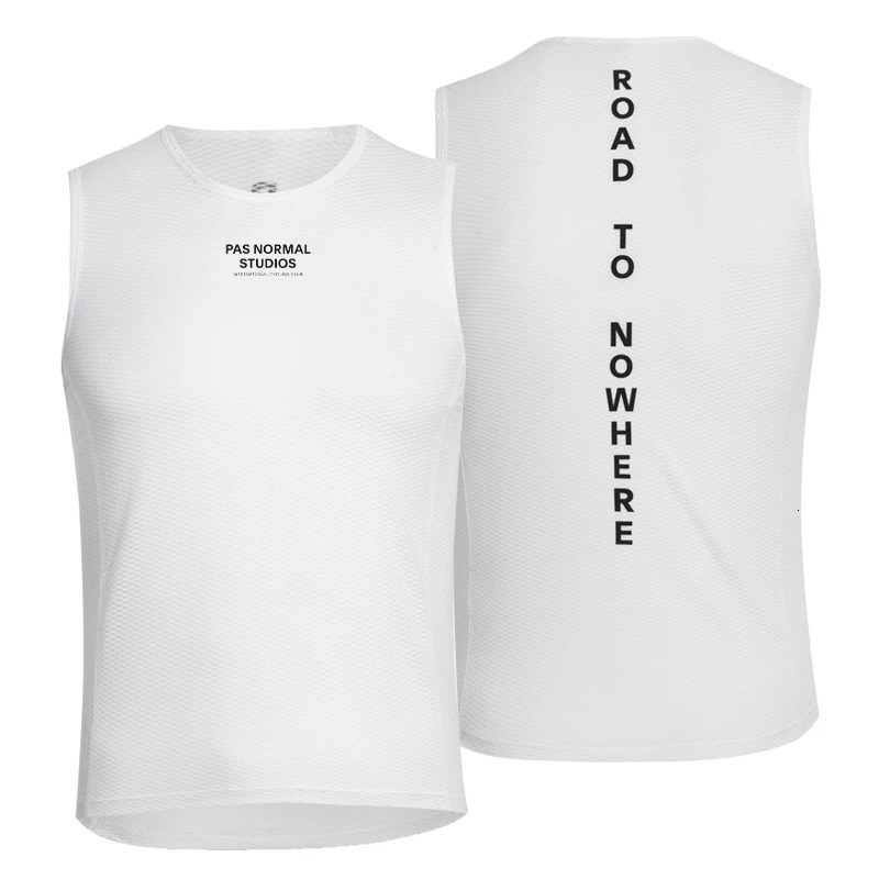 Cycling Shirts Tops Pas Normal Studios Cycling Base Layer Summer Cycling Cool Breathable MTB Vest PNS Elastic Sleeveless Underwear Bike Sports Gilet 2