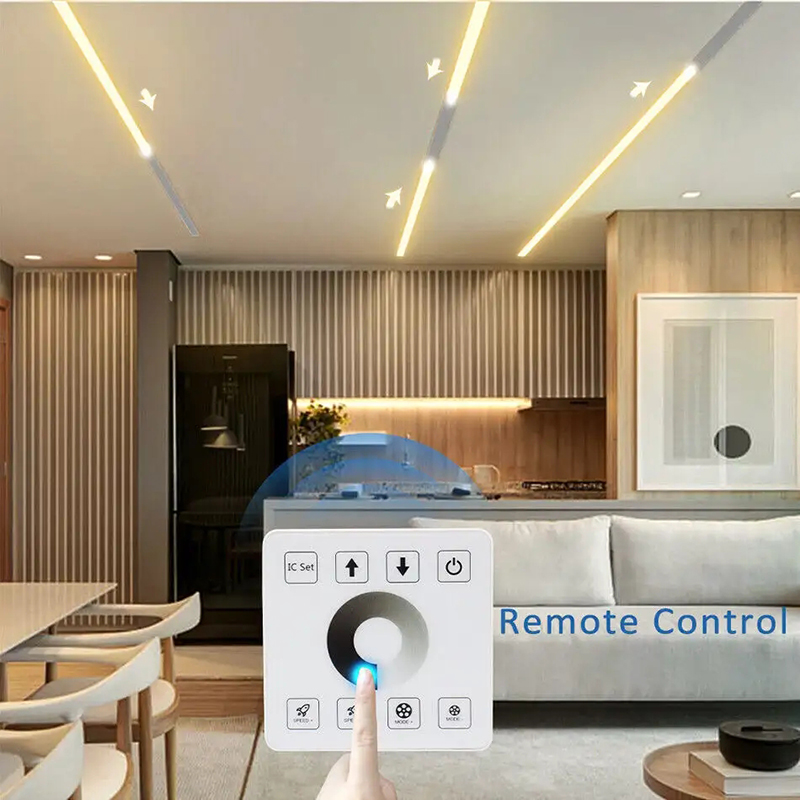 DC12V 24V LED Controller Panel Pixel Chasing Light Controller For WS2811 Single Color Running Water Flowing Horse Race Strip