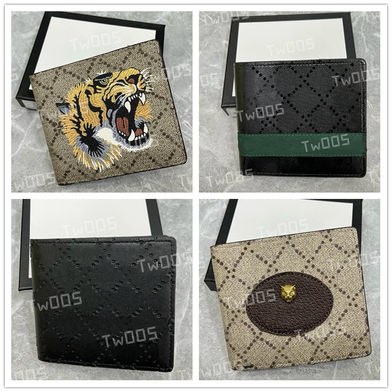 High quality Wallet Fashion Animal print pattern Designer Men Wallet Leather Black Purse Women Luxury Credit Card Cardholder Short Wallets Man Coin Purses With Box
High quality Wallet Fashion Animal print pattern Designer Men Wallet Leather Black Purse Women Luxury Credit Card Cardholder Short Wallets Man Coin Purses With Box