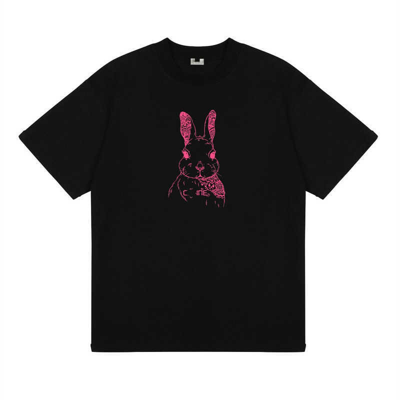 Luxury designer's new men's women's short sleeved sportswear set High Edition 2023 Summer New Rabbit Letter Print Unisex Loose Short Sleeve T-Shirt for Men and Women, Black
Luxury designer's new men's women's short sleeved sportswear set High Edition 2023 Summer New Rabbit Letter Print Unisex Loose Short Sleeve T-Shirt for Men and Women, Black