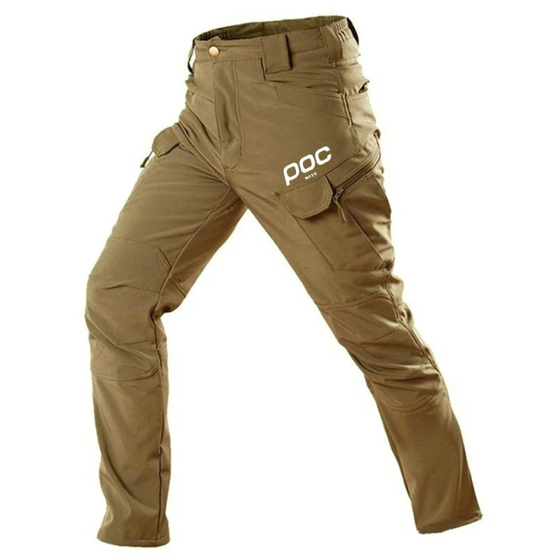 Cycling Pants Cycling Pants Riding Mountain Moto POC Bike Long Pant Motocross Cycle Pants Bicycle Waterproof Sport Hiking Camping Trouser 231109