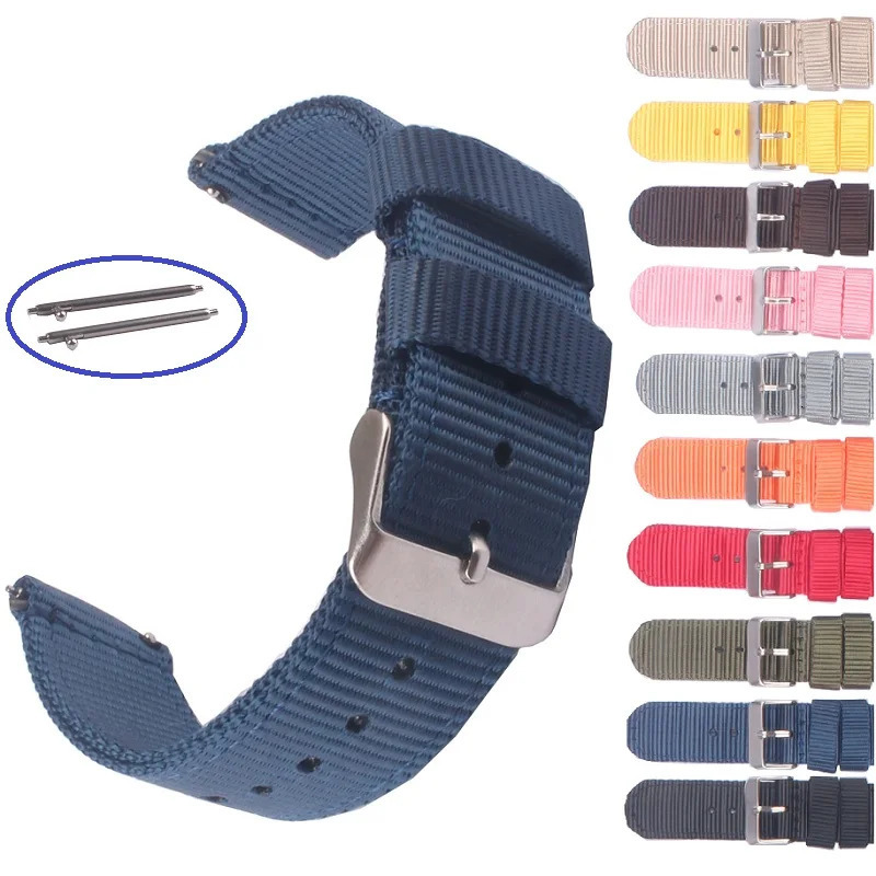 Watch Bands nylon bAnd 18mm 20mm 22mm watch strap Galaxy watch 5 pro 42mm 46mm Active1 Active2 Gear S3 frontier Sports 231109