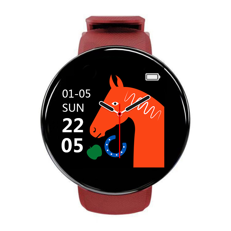 D18 Smart Men Blood Pressure Smartwatch Waterproof Women Heart Rate Monitor Fiess Tracker Watch Sport For Android IOS free shipping free shipping