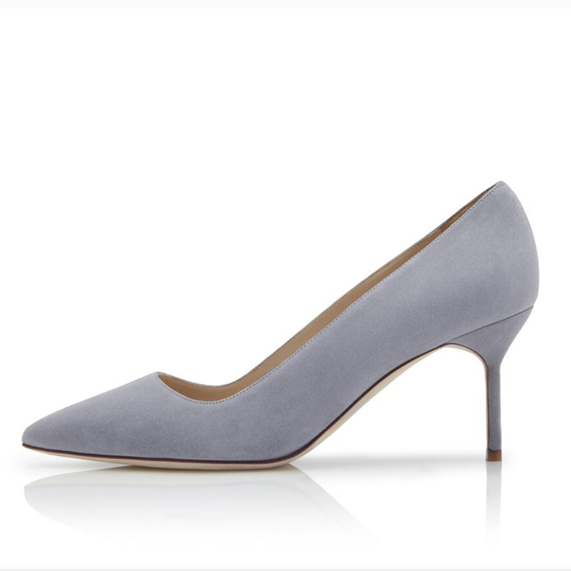Fashion Women Sandals Pumps BB Light Grey Taupe Suede Pointed Toe Pump 70 mm Italy Delicate Shallow Mouth Designer Wedding Party Stiletto High Heels Sandal Box EU 35-43, #1
Fashion Women Sandals Pumps BB Light Grey Taupe Suede Pointed Toe Pump 70 mm Italy Delicate Shallow Mouth Designer Wedding Party Stiletto High Heels Sandal Box EU 35-43, #1