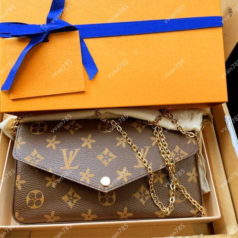 Vintage LVs Felicie Envelope Shoulder Bags 3pcs Women Crossbody Messenger Bag Louise Designer Handbags Luxury Lady Purses Viuton Clutch Wallets Pochette M61276, Add box + dust bag
Vintage LVs Felicie Envelope Shoulder Bags 3pcs Women Crossbody Messenger Bag Louise Designer Handbags Luxury Lady Purses Viuton Clutch Wallets Pochette M61276, Add box + dust bag