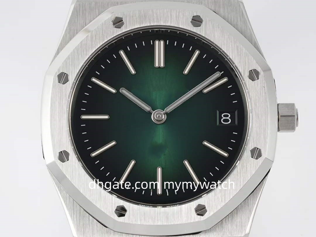ZF Factory men watches 50th anniversary Jumbo 39mm 16202PT 16202 39mm green LumiNova Cal.2121 movement Sapphire Transparent mechanical mens watch wristwatches, Blue
ZF Factory men watches 50th anniversary Jumbo 39mm 16202PT 16202 39mm green LumiNova Cal.2121 movement Sapphire Transparent mechanical mens watch wristwatches, Blue