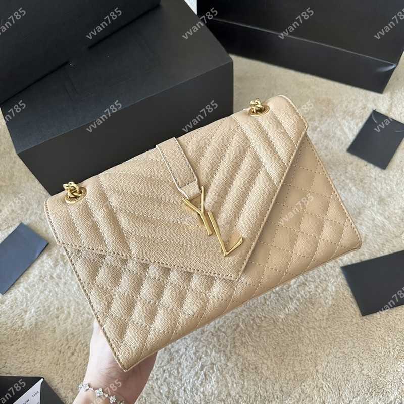 7A Mirror Quality YSLs Classic Envelope Messenger Bag Caviar Leather Designer Handbags Women Shoulder Crossbody Bag Luxury Ladies Chain Purses Wallets, Add box + dust bag
7A Mirror Quality YSLs Classic Envelope Messenger Bag Caviar Leather Designer Handbags Women Shoulder Crossbody Bag Luxury Ladies Chain Purses Wallets, Add box + dust bag