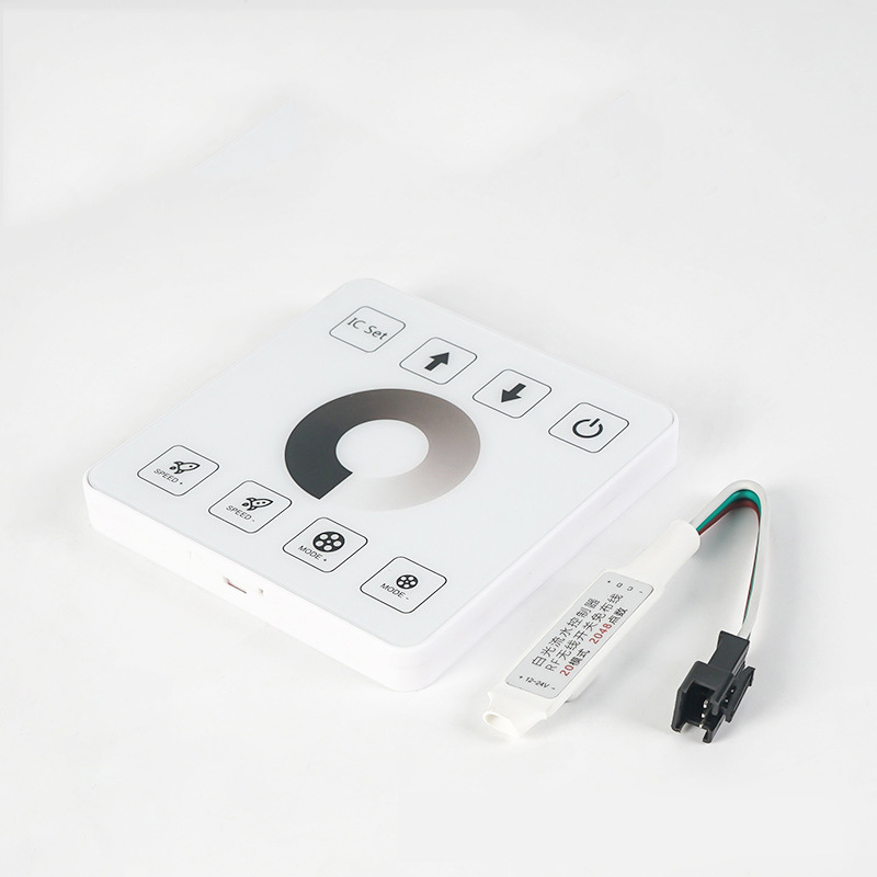 DC12V 24V LED Controller Panel Pixel Chasing Light Controller For WS2811 Single Color Running Water Flowing Horse Race Strip