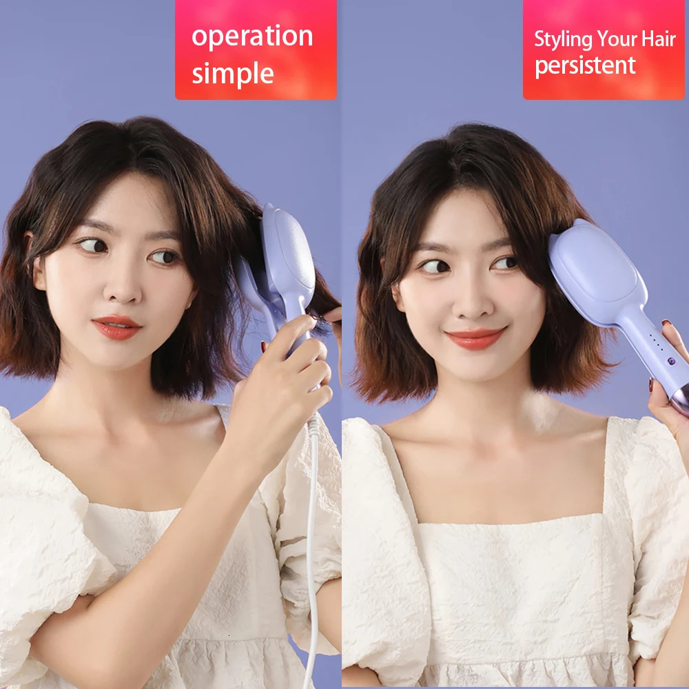 Curling Irons Faers Hair Curler Negative Ions Ceramic Splint Hair Waver Iron Deep Egg Rolls Portable Curling Iron Wave Fast Hair Styling Tools 231109