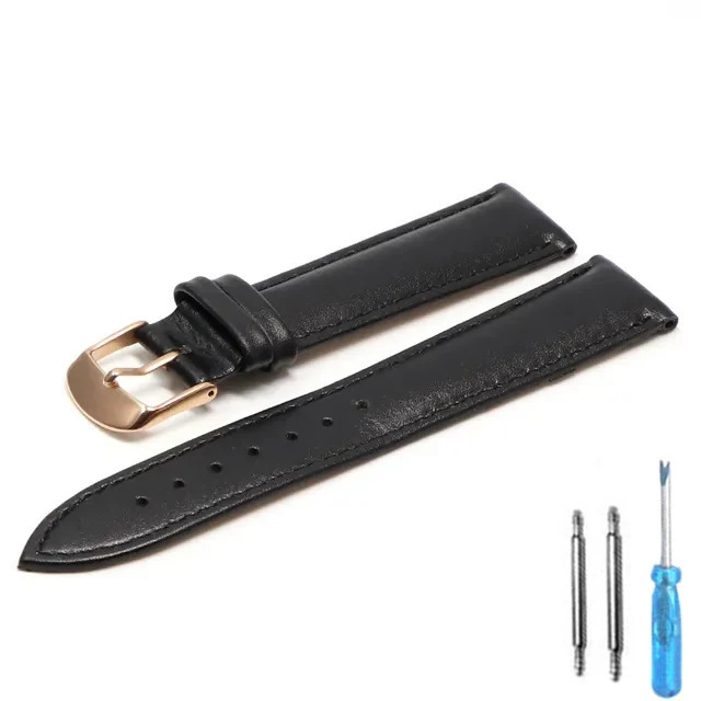 Watch Bands Brown Leather Bracelet With Rose Gold Clasp Bracelet 18mm 20mm watch band 22mm watch Strap For All watch 231109