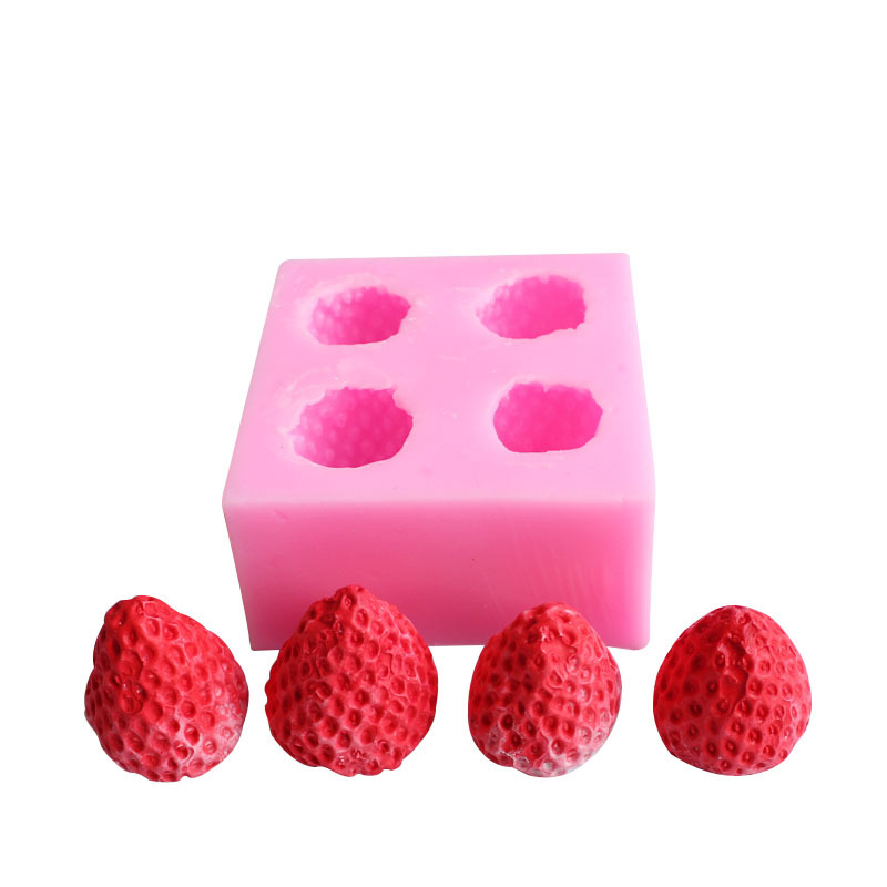 Silicone Strawberry Shape Cake Mold for Perfectly Shaped Cakes - Non-stick Baking Molds