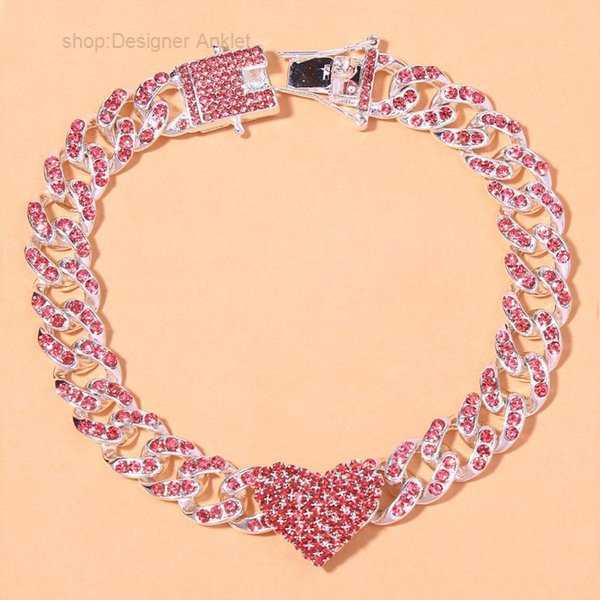 Anklets Fashion Hip Hop Crystal Heart-shaped Anklet for Women Bracelet Men Miami Cuban Link Chunky Wholesale Foot Chain Iced Out 2 B9GX
Anklets Fashion Hip Hop Crystal Heart-shaped Anklet for Women Bracelet Men Miami Cuban Link Chunky Wholesale Foot Chain Iced Out 2 B9GX
