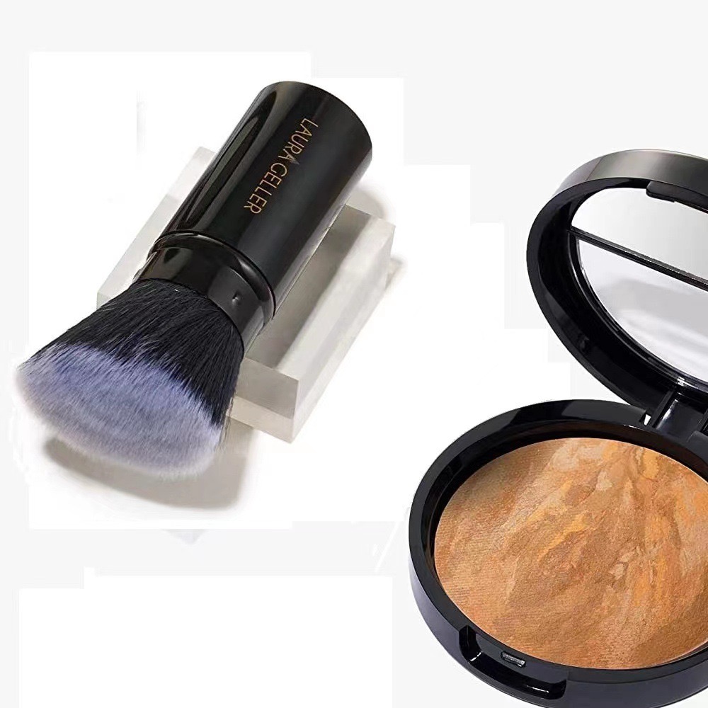 Epacket LAURA GELLERs Makeup Tools NEW YORK Hot Retractable Stretchable GELLER Black Kabuki Makeup Brush Professional Make Up Brushes Girl Cosmetic Ch