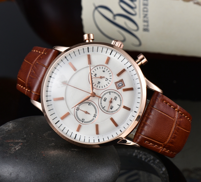 Arman Wrist Watches for men 2023 mens Watches All dials work Quartz Watch High Quality Top Luxury Brand Chronograph Clock Fashion leather Strap Montre de luxe Type two
Arman Wrist Watches for men 2023 mens Watches All dials work Quartz Watch High Quality Top Luxury Brand Chronograph Clock Fashion leather Strap Montre de luxe Type two