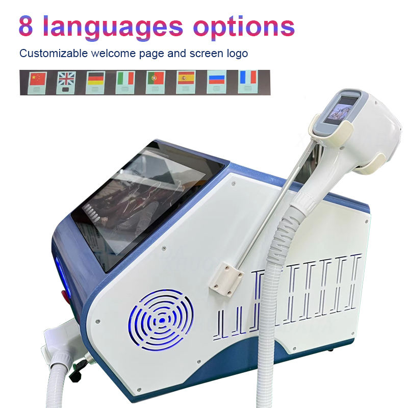 2025 Newest 808Nm Diode Hair Removal Machine 808 755 1064 Permanent Hair Remover Equipment Painless Body Epilator Devic