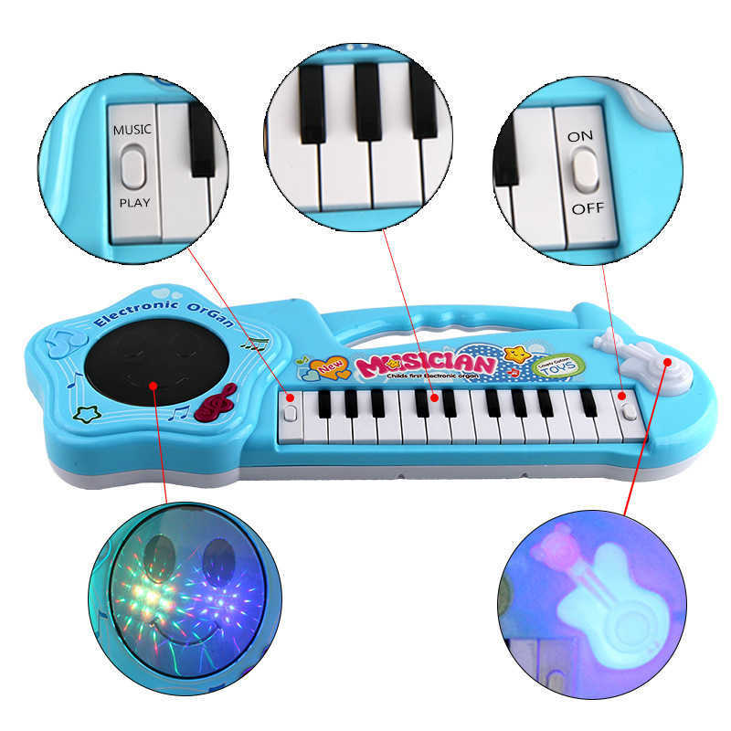 Keyboards Piano KidsToys Educational Mini Electronic Piano Keyboard Musical Kids Music Electric Learning Baby Toys For Children Christmas Gift