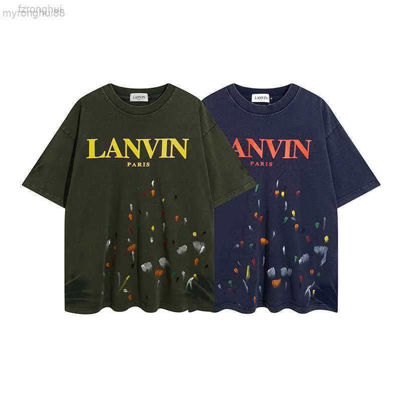 Men' T-shirts Summer Fashion Lanvin Speckled Letter Print and Women' Casual Short Sleeve T-shirt Nu43 99AJ
Men' T-shirts Summer Fashion Lanvin Speckled Letter Print and Women' Casual Short Sleeve T-shirt Nu43 99AJ