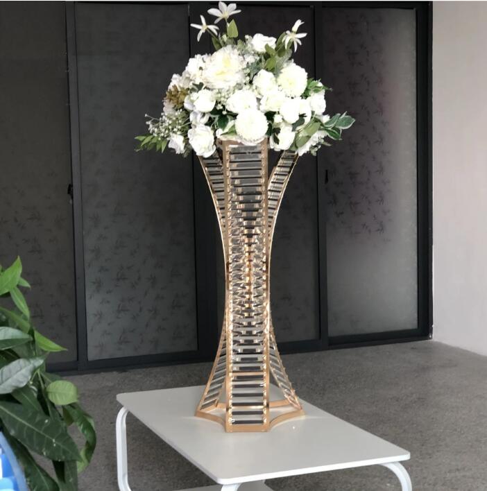 Acrylic Wedding Centerpiece Crystal Table Centerpieces 80 CM Pillar Road Leads Party Vase Diy Decoration